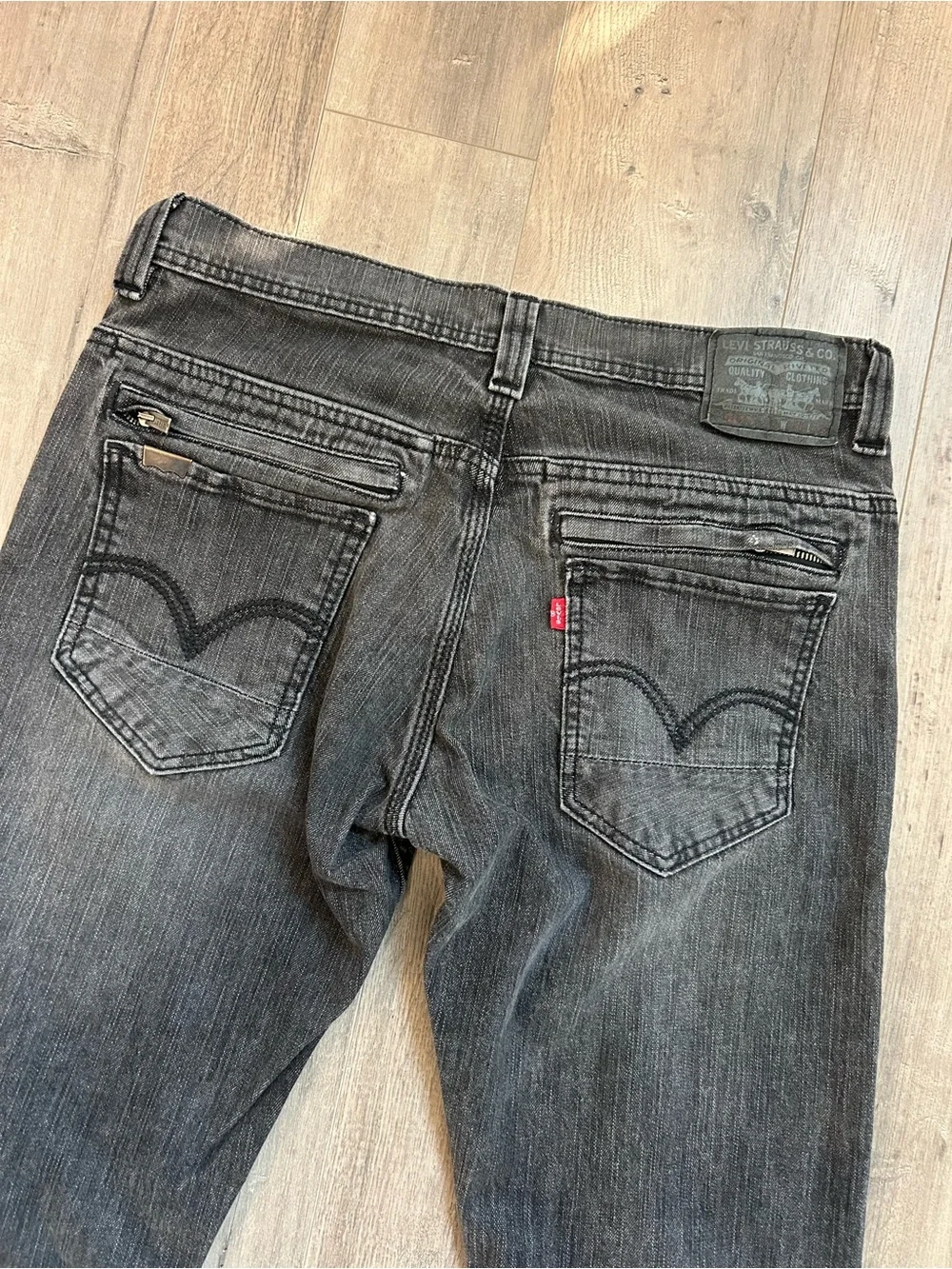 Levi's 511 Skinny Jeans in Charcoal Gray 34x34